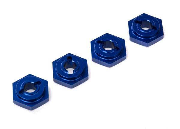 12 mm Blue Aluminum Wheel Hubs 1 12 mm Blue Aluminum Wheel Hubs