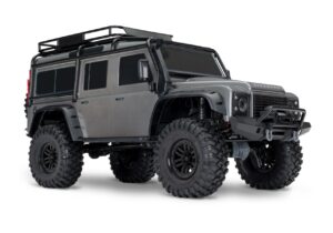 Traxxas TRX-4 LR Defender 1/10 Crawler Brushed Clipless RTR Hõbedane