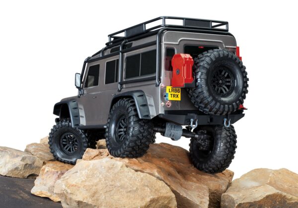Traxxas TRX-4 LR Defender 1/10 Crawler Brushed Clipless RTR Hõbedane