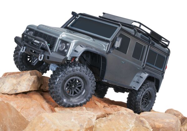 Traxxas TRX-4 LR Defender 1/10 Crawler Brushed Clipless RTR Punane