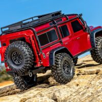 Traxxas TRX-4 LR Defender 1/10 Crawler Brushed Clipless RTR Red