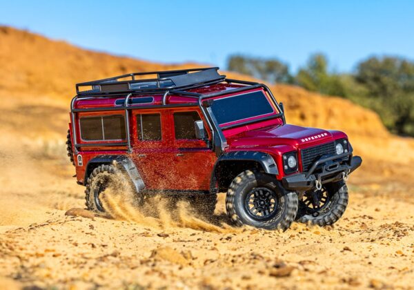 Traxxas TRX-4 LR Defender 1/10 Crawler Brushed Clipless RTR Hõbedane