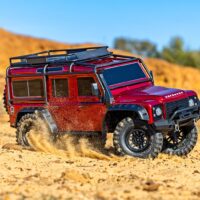 Traxxas TRX-4 LR Defender 1/10 Crawler Brushed Clipless RTR Red