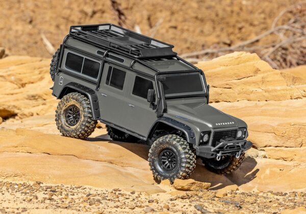 Traxxas TRX-4 LR Defender 1/10 Crawler Brushed Clipless RTR Hõbedane