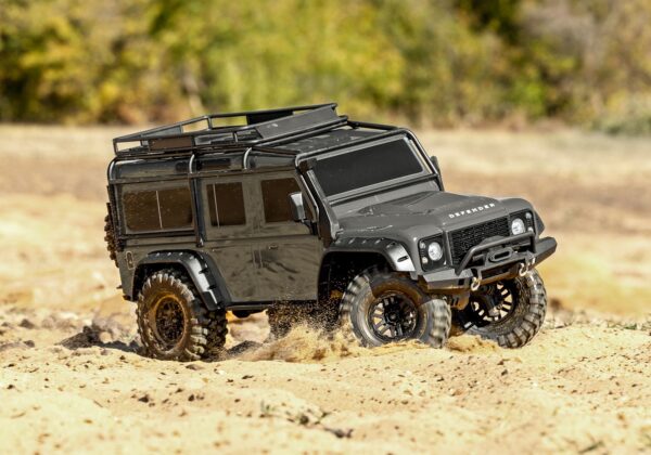 Traxxas TRX-4 LR Defender 1/10 Crawler Brushed Clipless RTR Hõbedane