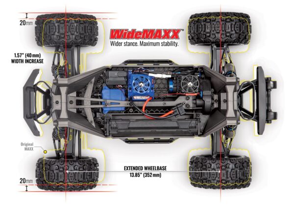 Traxxas Maxx 4x4 1/10 Monster Truck Brushless RTR Punane