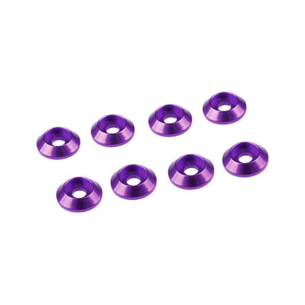 3mm Alu Cap Head Washer (8) Pink