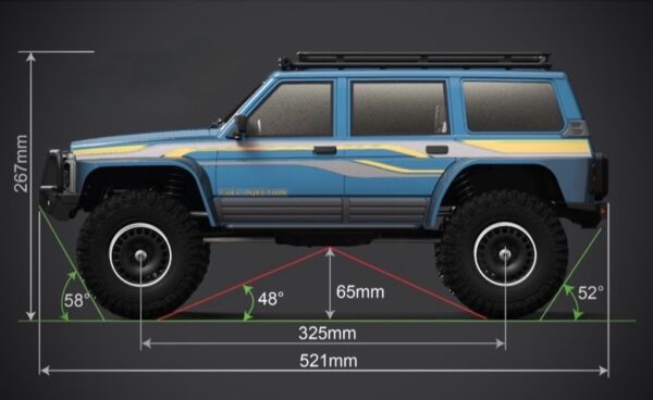 Absima Crawler "Patrol" CR4.4 Light Blue RTR