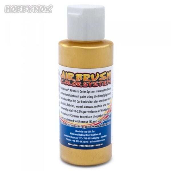 Hobbynox Pearl Gold Airbrush Color 60ml
