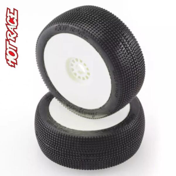 Hot Race Amazzonia Soft 1/8 Buggy White Wheels (2)