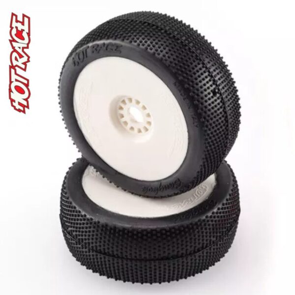 Hot Race Bangkok V2 Supersoft 1/8 Buggy White Wheels (2)
