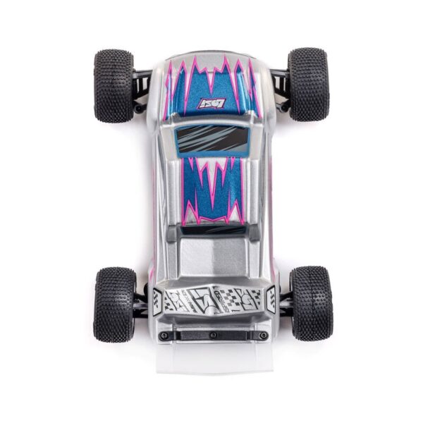 Losi 1/28 Micro-T 2wd RTR Stadium Truck Silver
