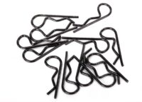 Black Standard-Duty Body Clips (12)