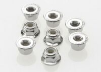 4 mm Flanged Nylon Lock Nuts