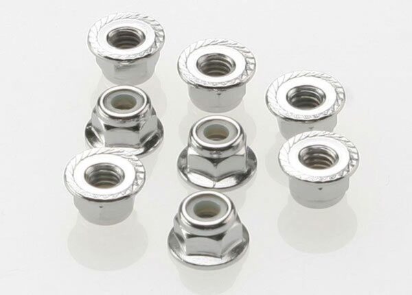 4 mm Flanged Nylon Lock Nuts