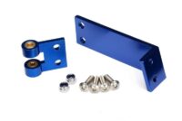 Blue Aluminum Rudder Mount with Hardware