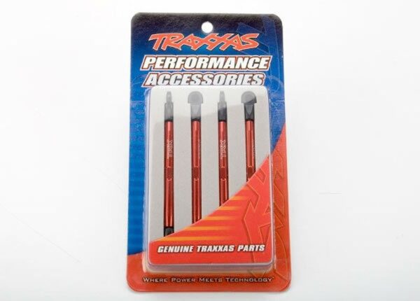 Red Aluminum Toe Link Set w/ Hollow Balls (8)