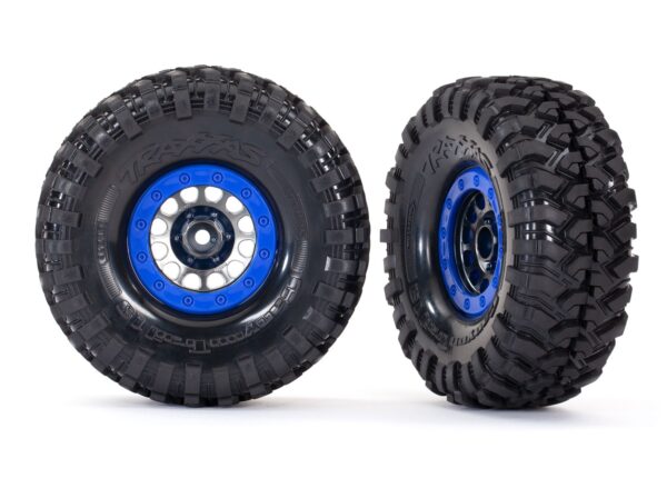 1.9" Black Chrome Method Wheels w/ Tires (2)