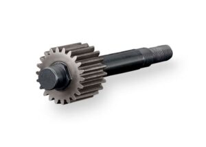 22-Tooth Steel Transmission Input Gear & Shaft