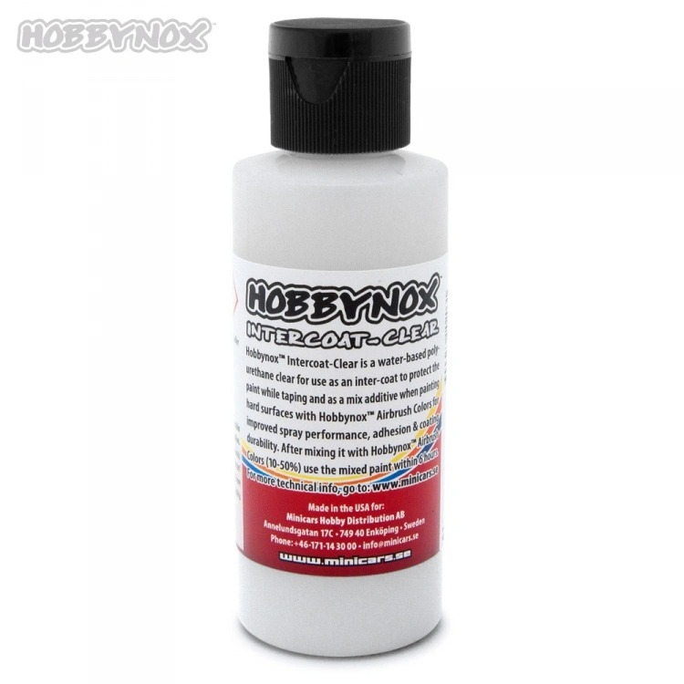 Aerograafi värv Intercoat-Clear 2-in-1 Cover Coat 60ml #HN20030 Hobbynox 1 Airbrush Color Intercoat-Clear 2-in-1 Cover Coat 60ml #HN20030 Hobbynox