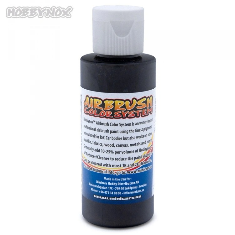 Aerograafi värv Pearl Black 60ml #HN24110 Hobbynox 1 Airbrush Color Pearl Black 60ml #HN24110 Hobbynox