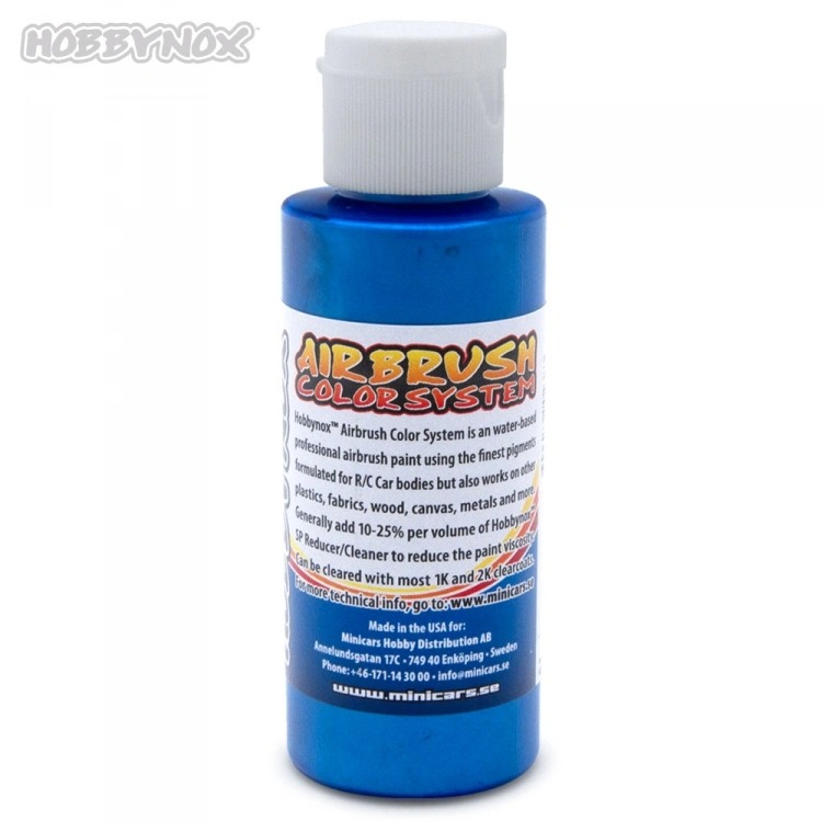 Aerograafi värv Pearl Blue 60ml - Hobbynox HN24070 1 Airbrush Color Pearl Blue 60ml - Hobbynox HN24070