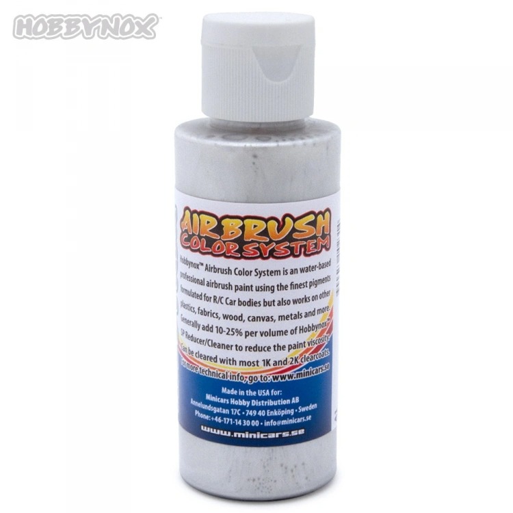 Aerograafi värv Pearl White 60ml #HN240000 Hobbynox 1 Airbrush Color Pearl White 60ml #HN240000 Hobbynox