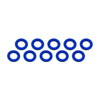 Alu Washer 3x6x0.5mm (10) Blue