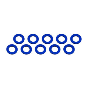 Alu Washer 3x6x0.5mm (10) Blue
