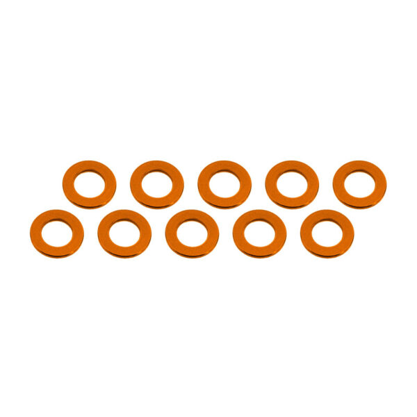 Alu Washer 3x6x0.5mm (10) Orange