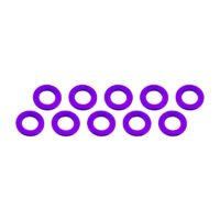 Alu Washer 3x6x0.5mm (10) Pink
