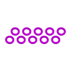 Alu Washer 3x6x0.5mm (10) Purple