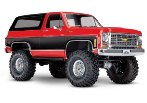 Traxxas TRX-4 Chevy Blazer 1979 1/10 Crawler Brushed Clipless RTR Punane