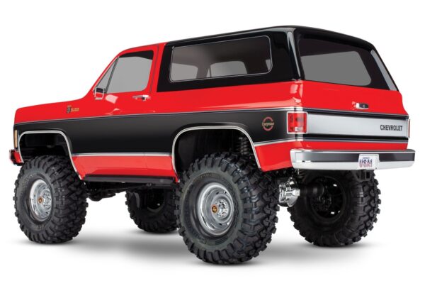 Traxxas TRX-4 Chevy Blazer 1979 1/10 Crawler Brushed Clipless RTR Punane