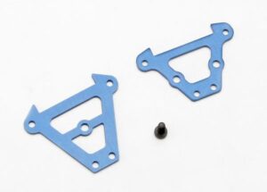 Blue Aluminum Bulkhead Tie Bars (F&R)