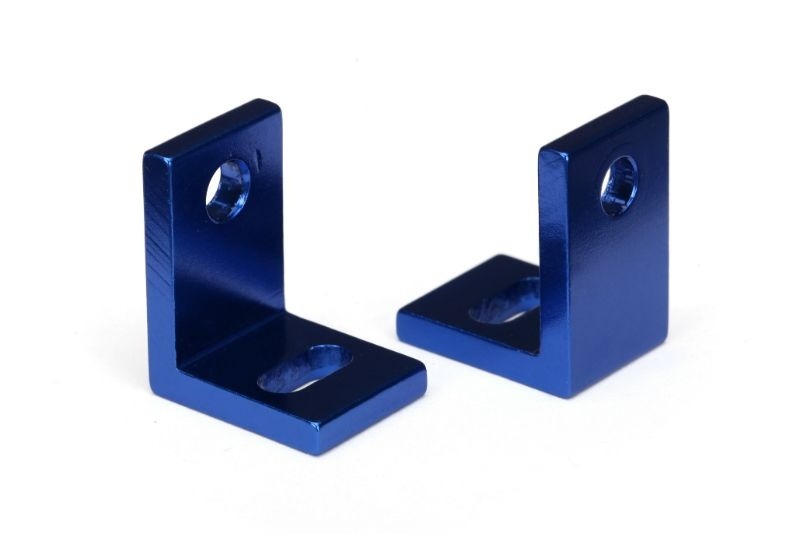 Blue Aluminum Drive Strut Mounts (2) 1 Blue Aluminum Drive Strut Mounts (2)