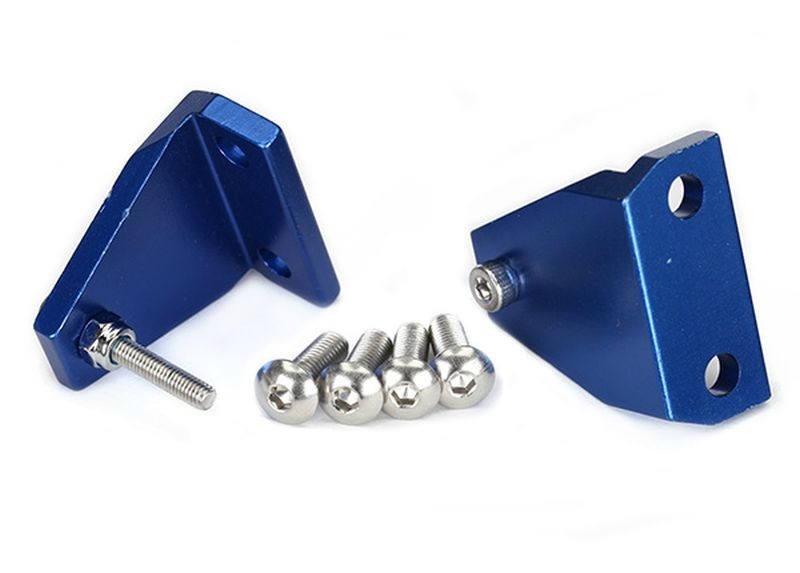 Blue Aluminum Trim Tab Adjusters (2) 1 Blue Aluminum Trim Tab Adjusters (2)