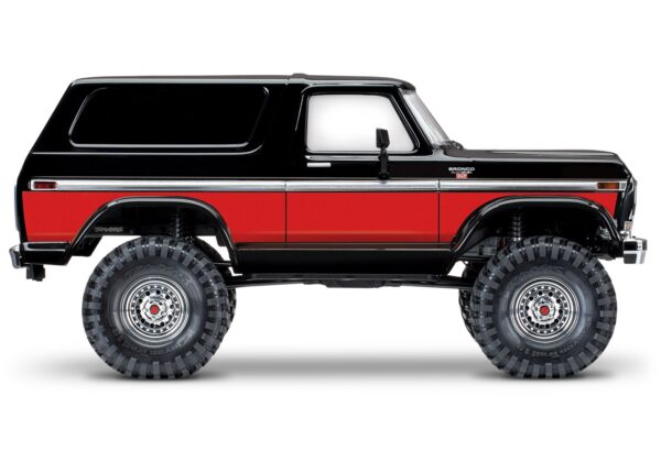 Traxxas TRX-4 Ford Bronco 1979 1/10 Crawler Brushed Clipless RTR Punane