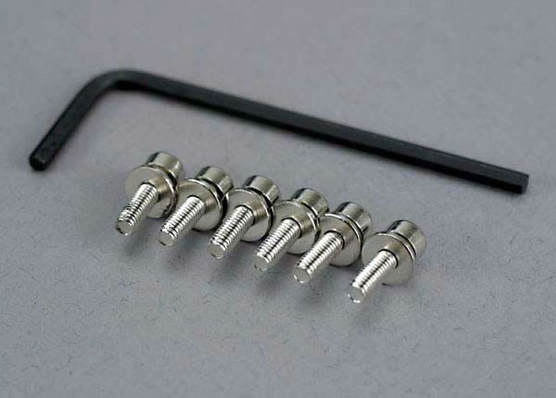 Cap-Head Machine Screws 3x10 mm (6) w/ Washers 1 Cap-Head Machine Screws 3x10 mm (6) w/ Washers