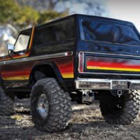 Traxxas TRX-4 Ford Bronco 1979 1/10 Crawler Brushed Clipless RTR Punane