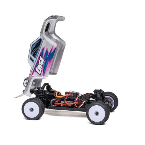 Losi 1/28 Micro-T 2wd RTR Stadium Truck Silver