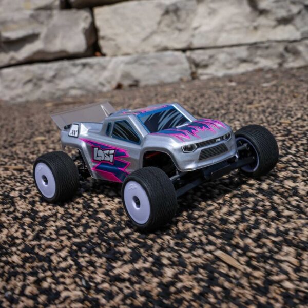 Losi 1/28 Micro-T 2wd RTR Stadium Truck Silver