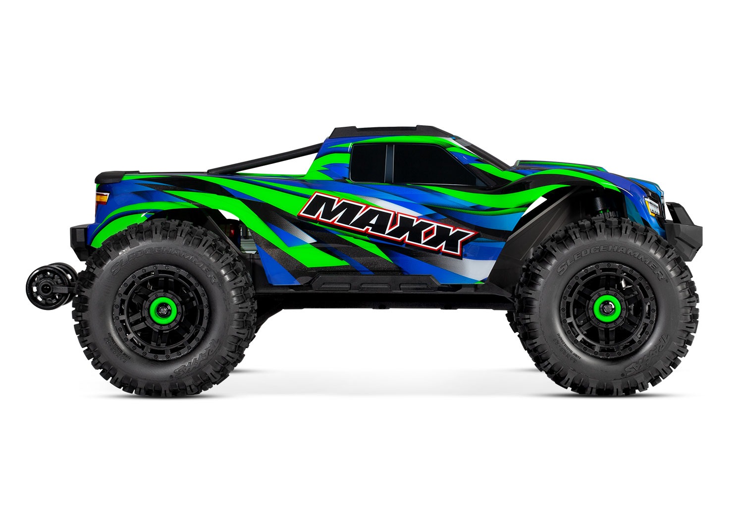 Traxxas Maxx 4x4 1/10 Monster Truck Brushless RTR Green 2 Traxxas Maxx 4x4 1/10 Monster Truck Brushless RTR Green