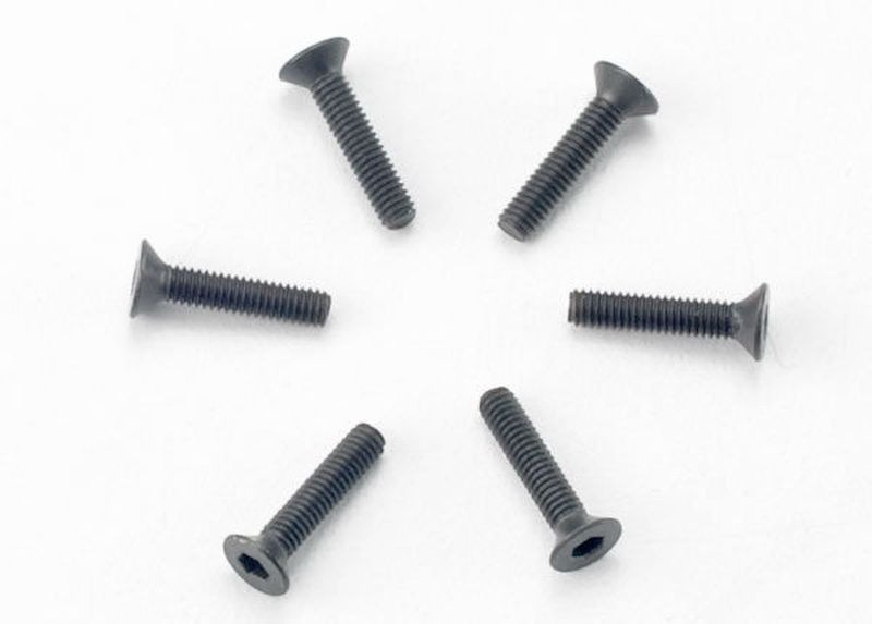 Traxxas Kruvid M2.5x12mm FH (6) #TRX2526 1 Traxxas Screws M2.5x12mm FH (6) #TRX2526