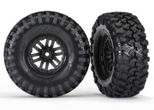 Traxxas Wheels with Canyon Trail Tires TRX 1.9" Black (2) #TRX8272