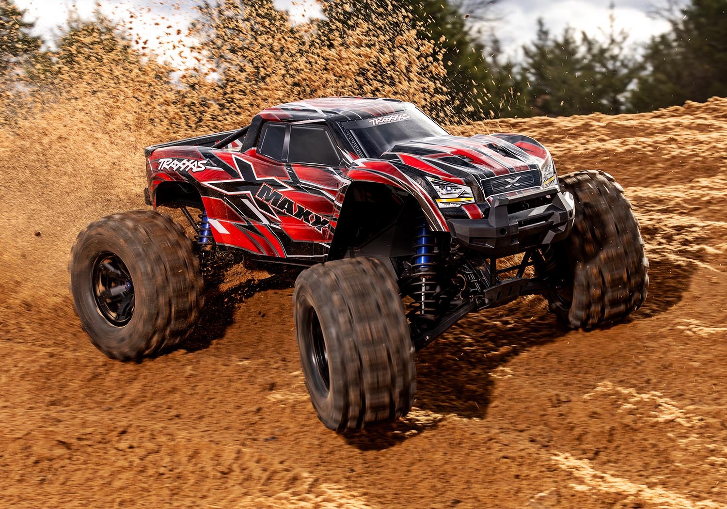 Traxxas X-Maxx 4x4 8S VXL Monster-Truck Belted Brushless Punane 12 Traxxas X-Maxx 4x4 8S VXL Monster-Truck Belted Brushless Punane
