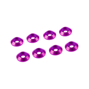 Ultimate Racing 3mm Pink Alu Cap Head Washer (8) #UR1521-PK