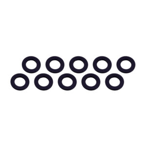 Ultimate Racing 3x6x0.5mm Black Alu Washer (10) #UR1504-N