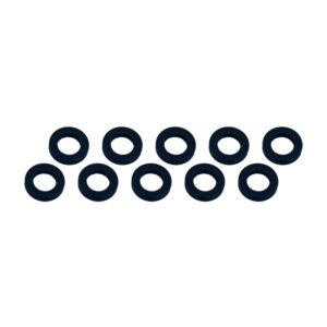 Ultimate Racing 3x6x1mm Black Alu Washer (10) #UR1505-N
