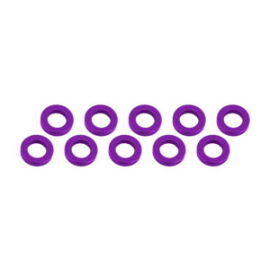 Ultimate Racing 3x6x1mm Purple Alu Washer (10) #UR1505-P